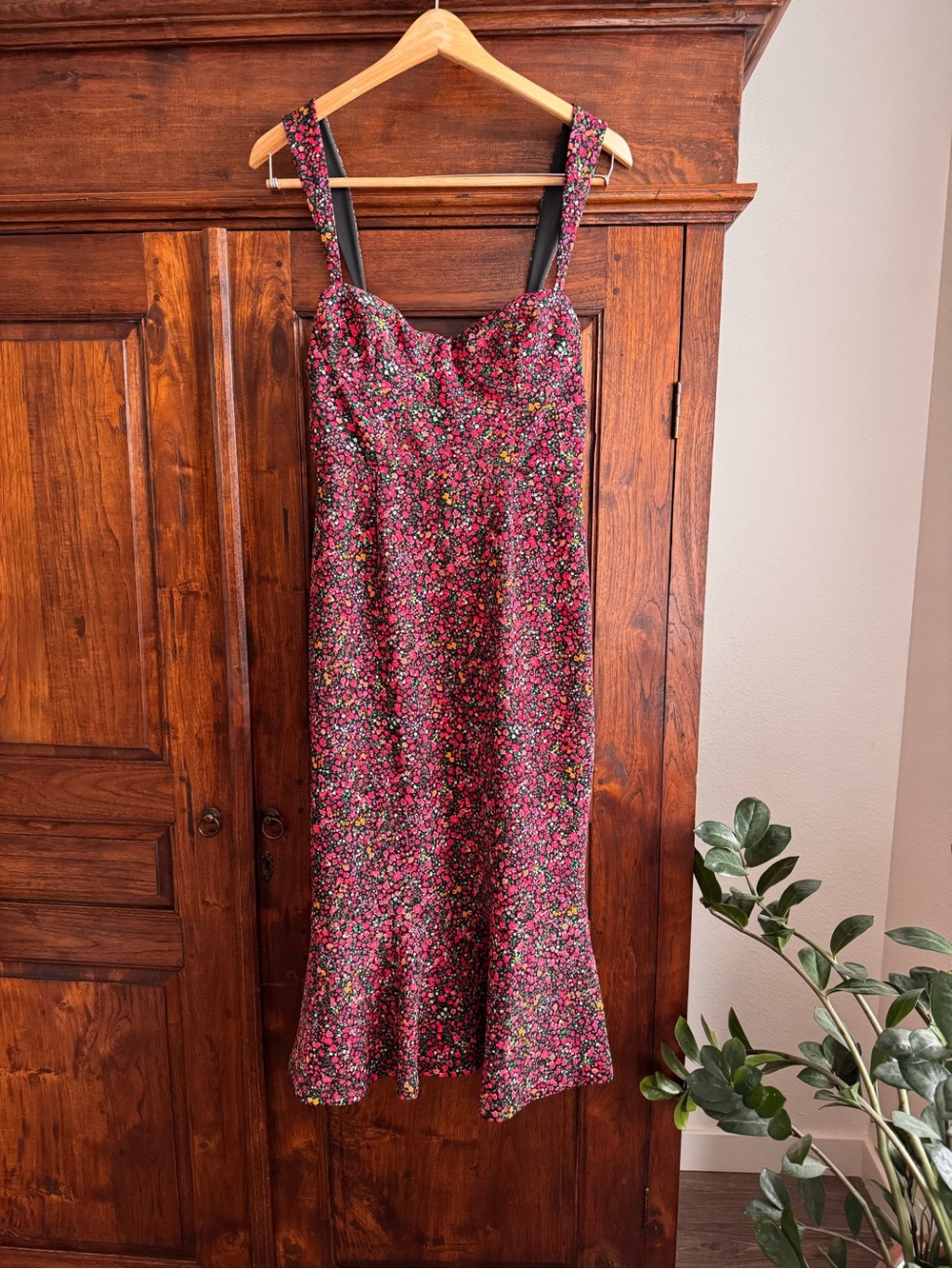 Hutch Sweetheart Floral Midi Dress from Anthropologie